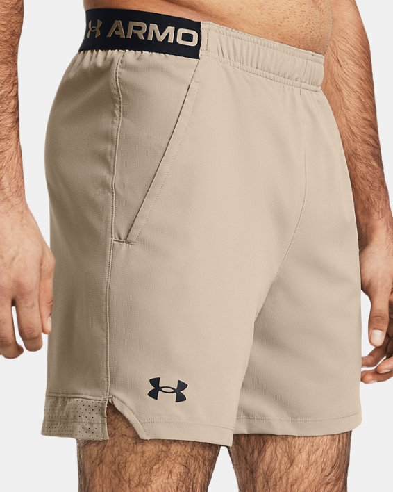 Men's UA Vanish Woven 6" Shorts in Brown image number 3